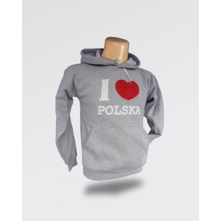 Bluza I love Polska szara