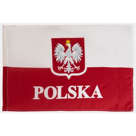 Flaga Polski z orłem 120/180 cm