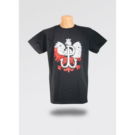 Koszulka Polska walcząca - czarna 