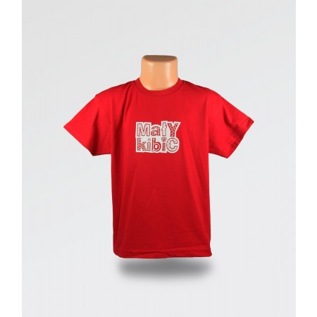WDK Koszulka dziecięca czerwona Mały Kibic dla chłopca