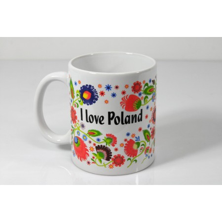Kubek boss Folk - I love Poland