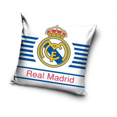 Poduszka Real Madrid - niebieskie paski