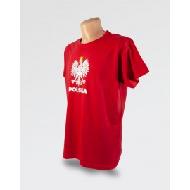 WDK koszulka  czerwona z orłem w koronie męska