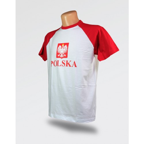 Koszulka męska Polska stylizowane godło