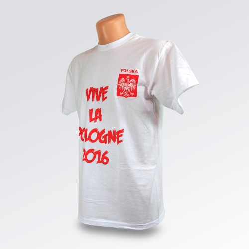 Męska koszulka Vive La Pologne 2016