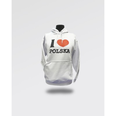 Bluza I love Polska biała