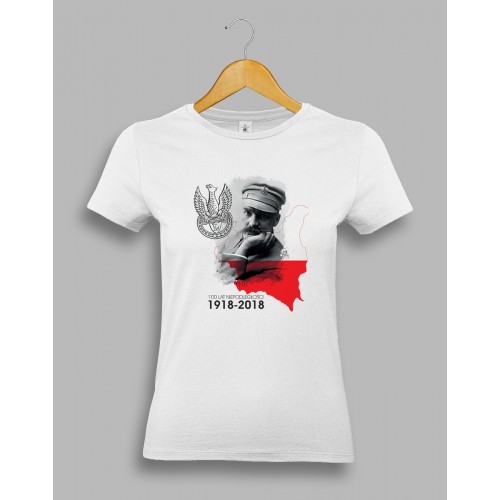 Damska koszulka na Święto Niepodległości "Piłsudski"