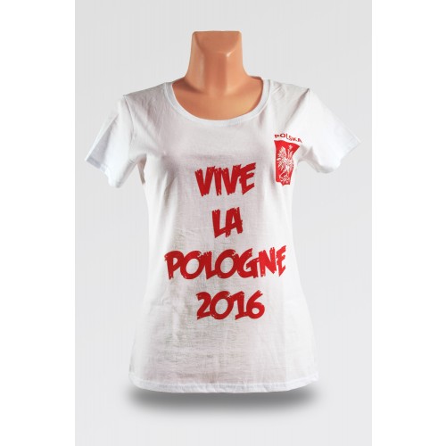 Damska koszulka Vive La Pologne 2016